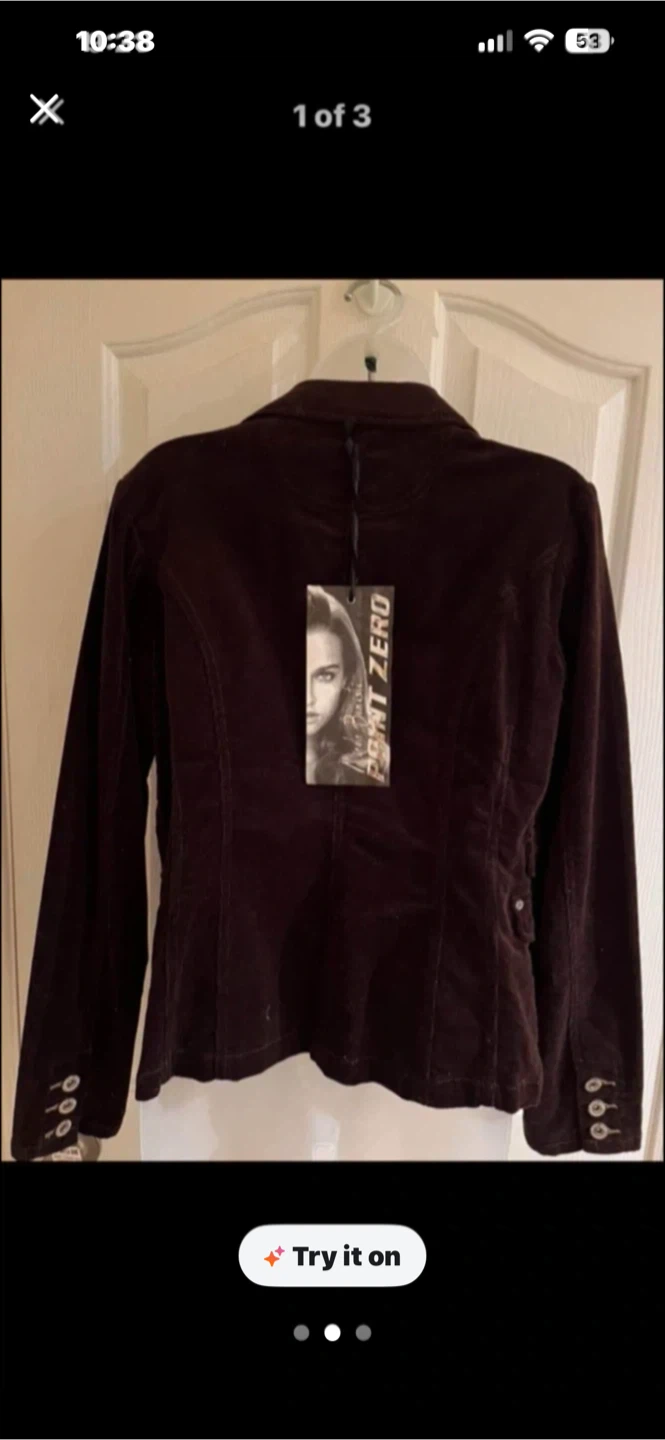 Point Zero Chocolate Corduroy Blazer - photo 2