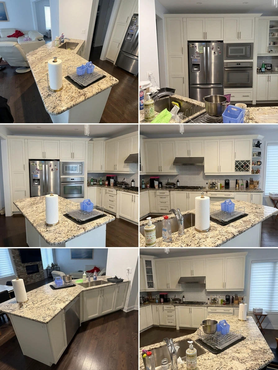 Entire kitchen: counter tops, appliances and all cabinets - photo 2