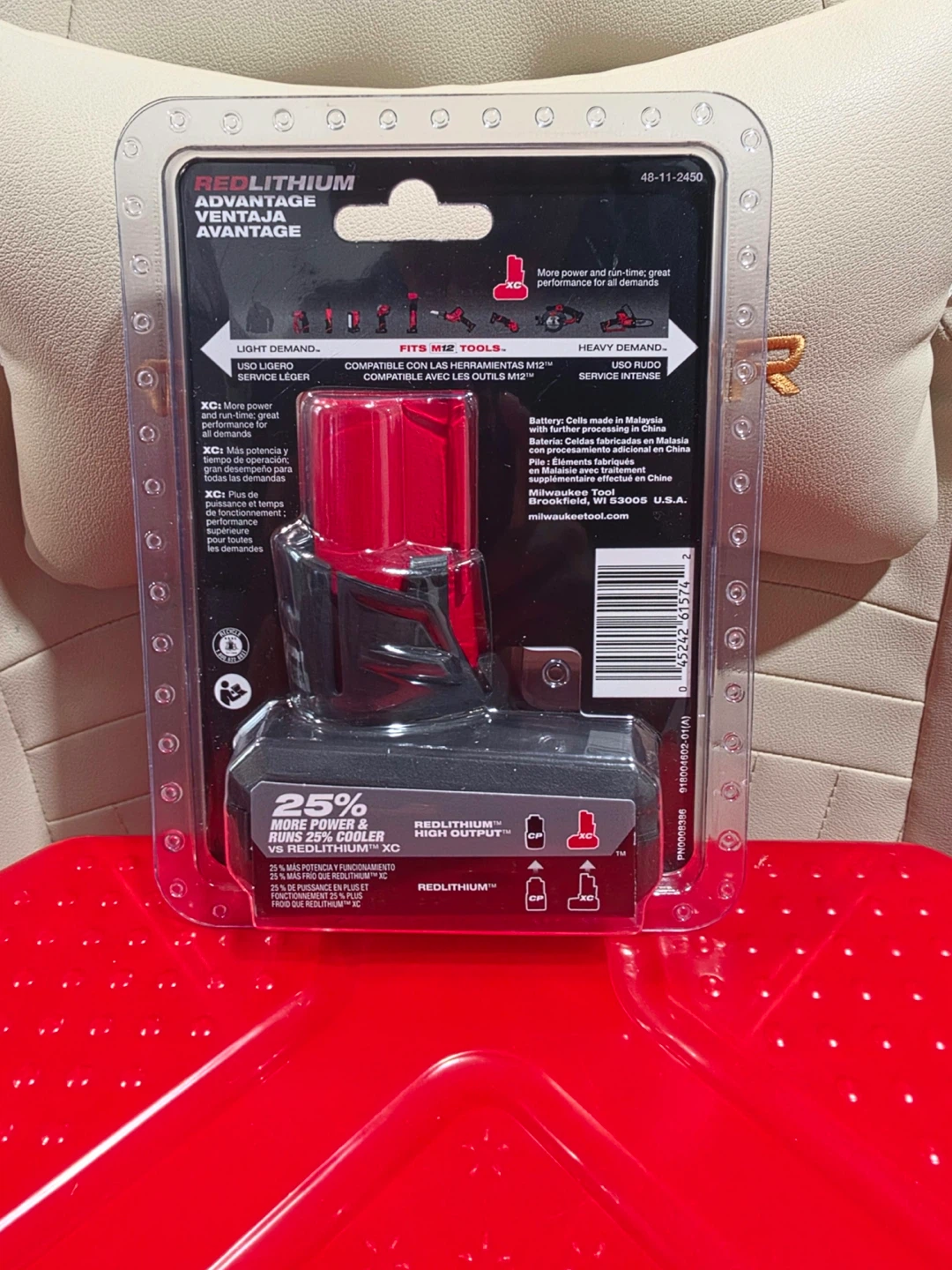 Milwaukee M12 REDLITHIUM HIGH OUTPUT XC5.0 Battery - photo 2