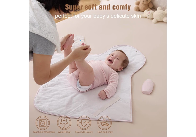 New Portable Baby Changing Pad 34”x33” - photo 3