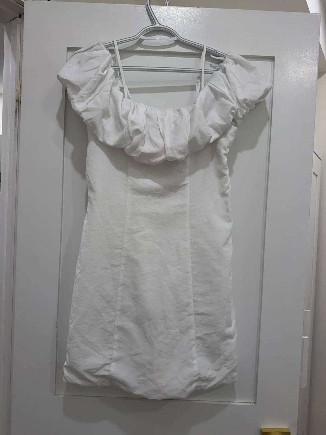 White Off-Shoulder Dress Size 2 (Small) - photo 2