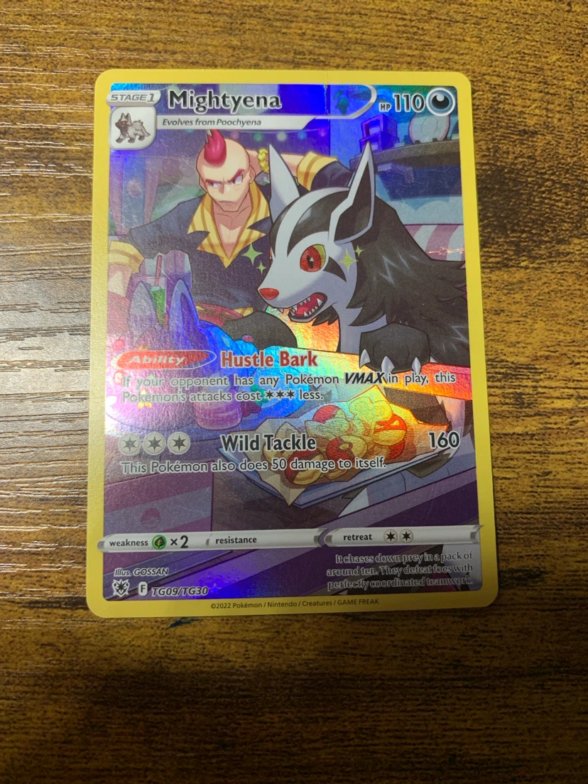 Pokemon TCG Mightyena TG09/TG30 Holo Card