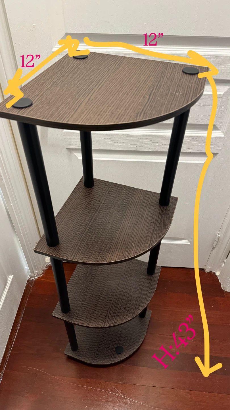 4-Tier Corner Shelving Unit - photo 3