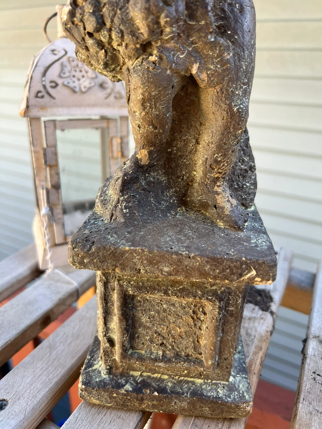Vintage Style Cherub Garden Statue - photo 3