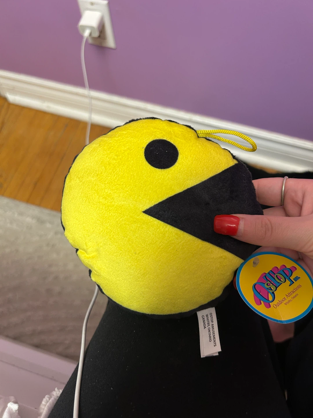 Pac-Man Plush Toy #freecycle