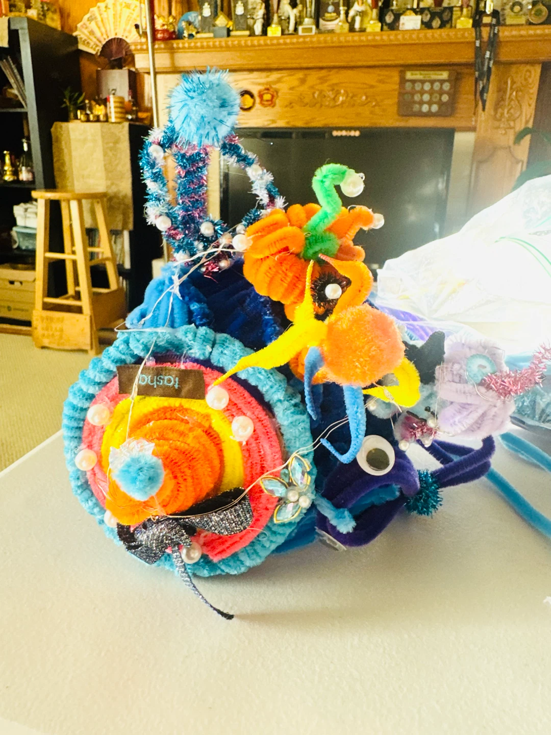 Tasha Handcrafted Pipe Cleaner Art Sculpture - photo 2