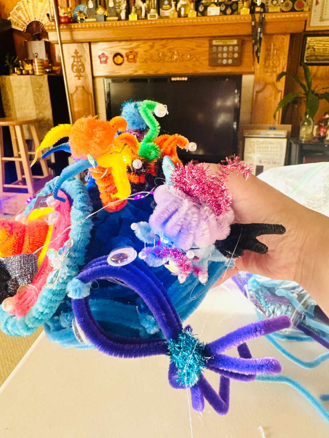 Tasha Handcrafted Pipe Cleaner Art Sculpture - photo 3