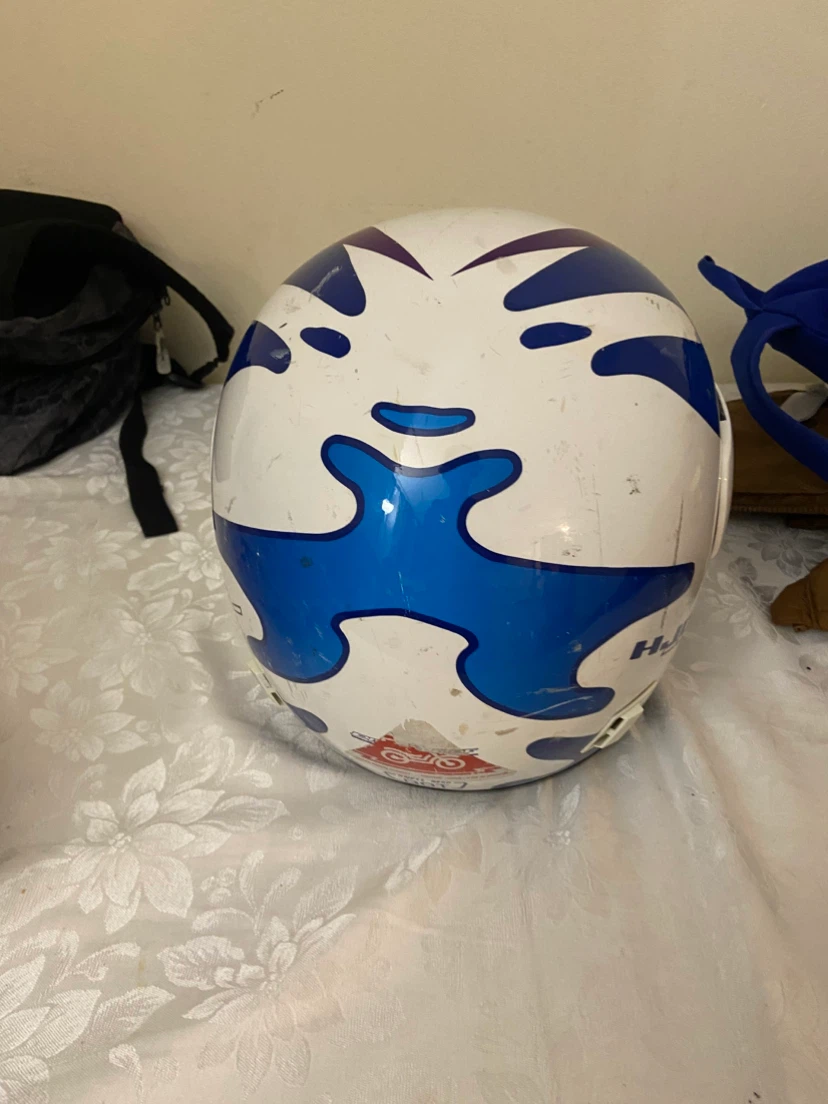 HJC Motorcycle Helmet White/Blue - photo 4