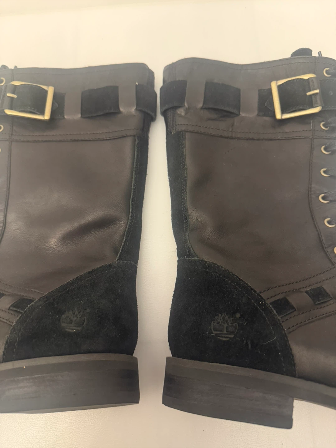 Timberland Black Leather Combat Boots - photo 4