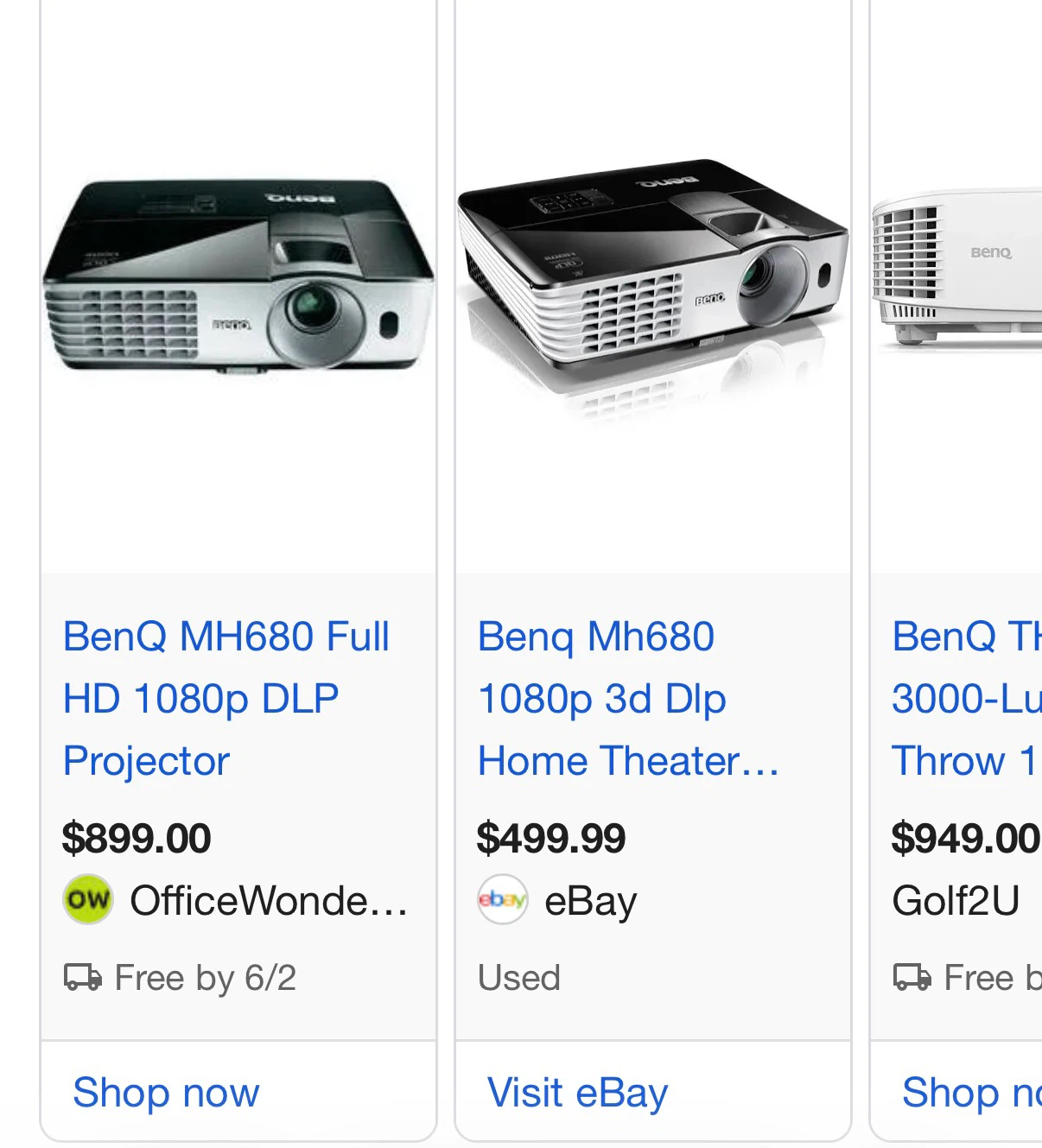 BenQ MH680 Digital Projector - photo 5