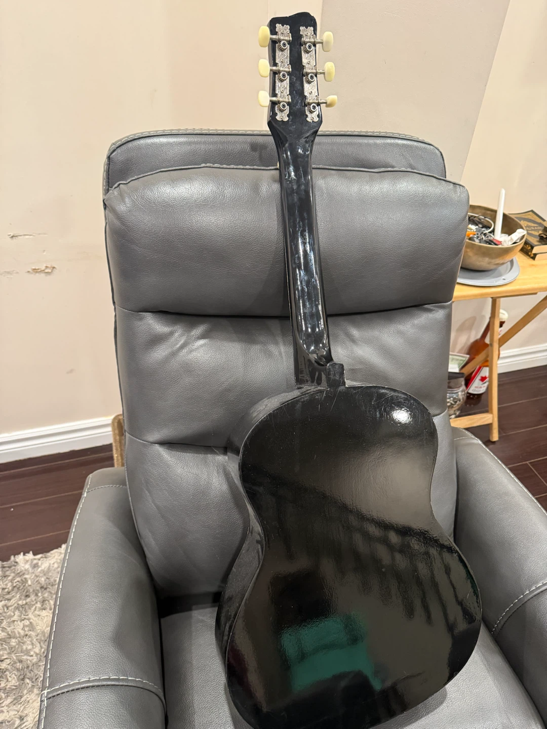 Concert Acoustic Guitar Black - photo 5