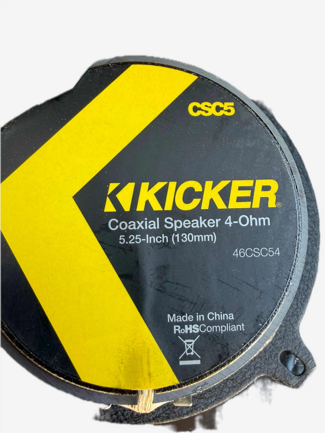 Kicker CSC5 Coaxial Speaker 4-Ohm 5.25-Inch
