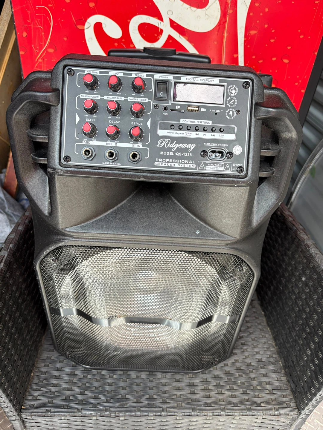 Ridgeway QS-1238 Professional Speaker System