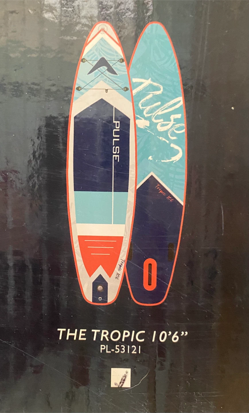 New Unopened Pulse Inflatable SUP 10'6" Stand-Up Paddleboard - photo 3