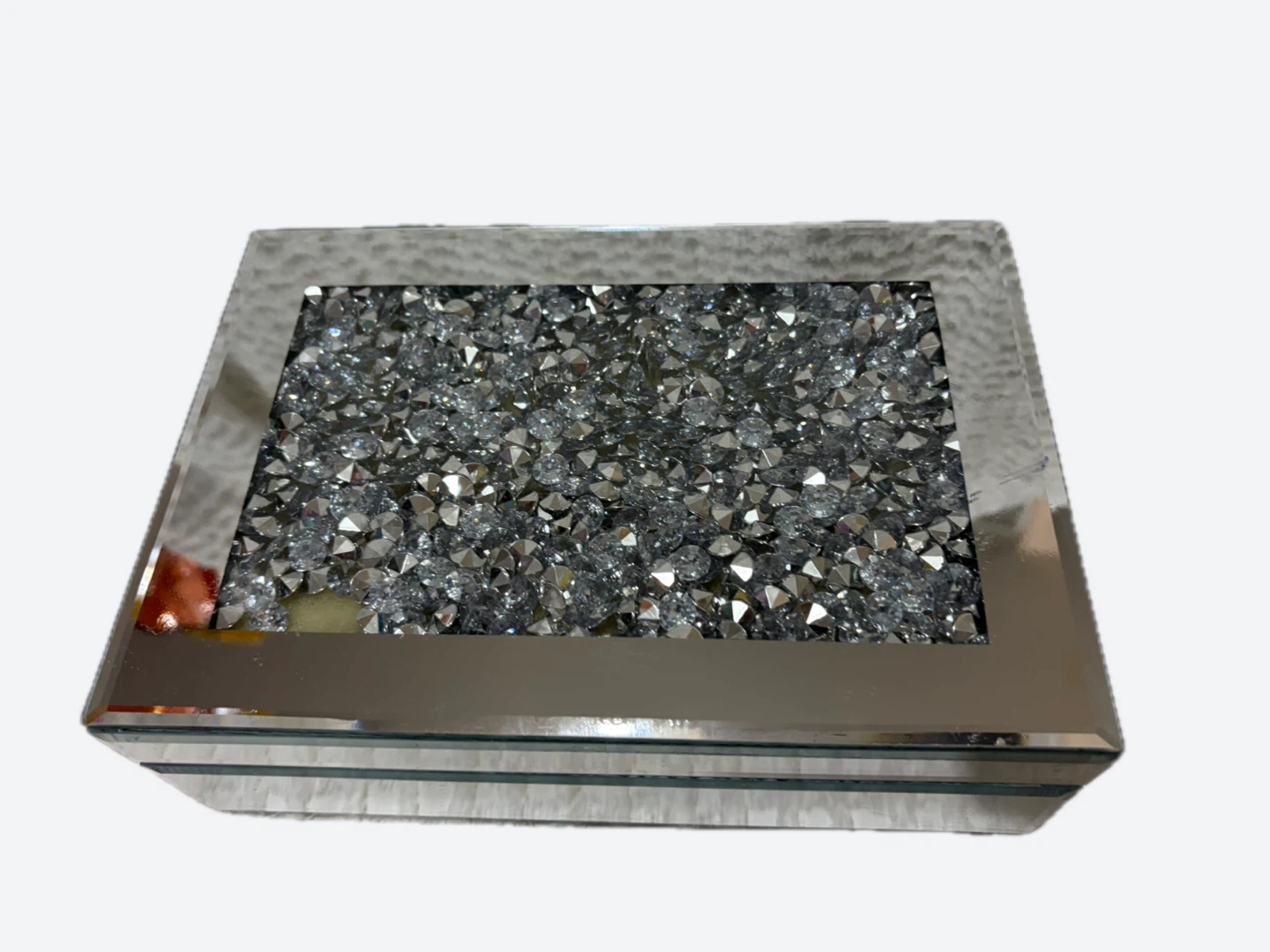 Mirrored Crystal Trinket Box