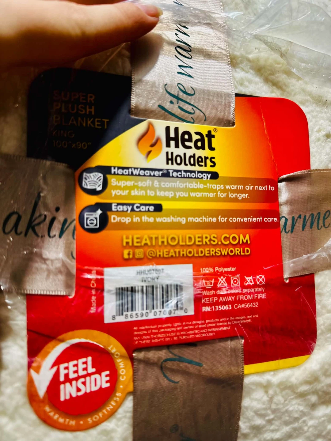 Heat Holders King Size Super Plush Blanket
