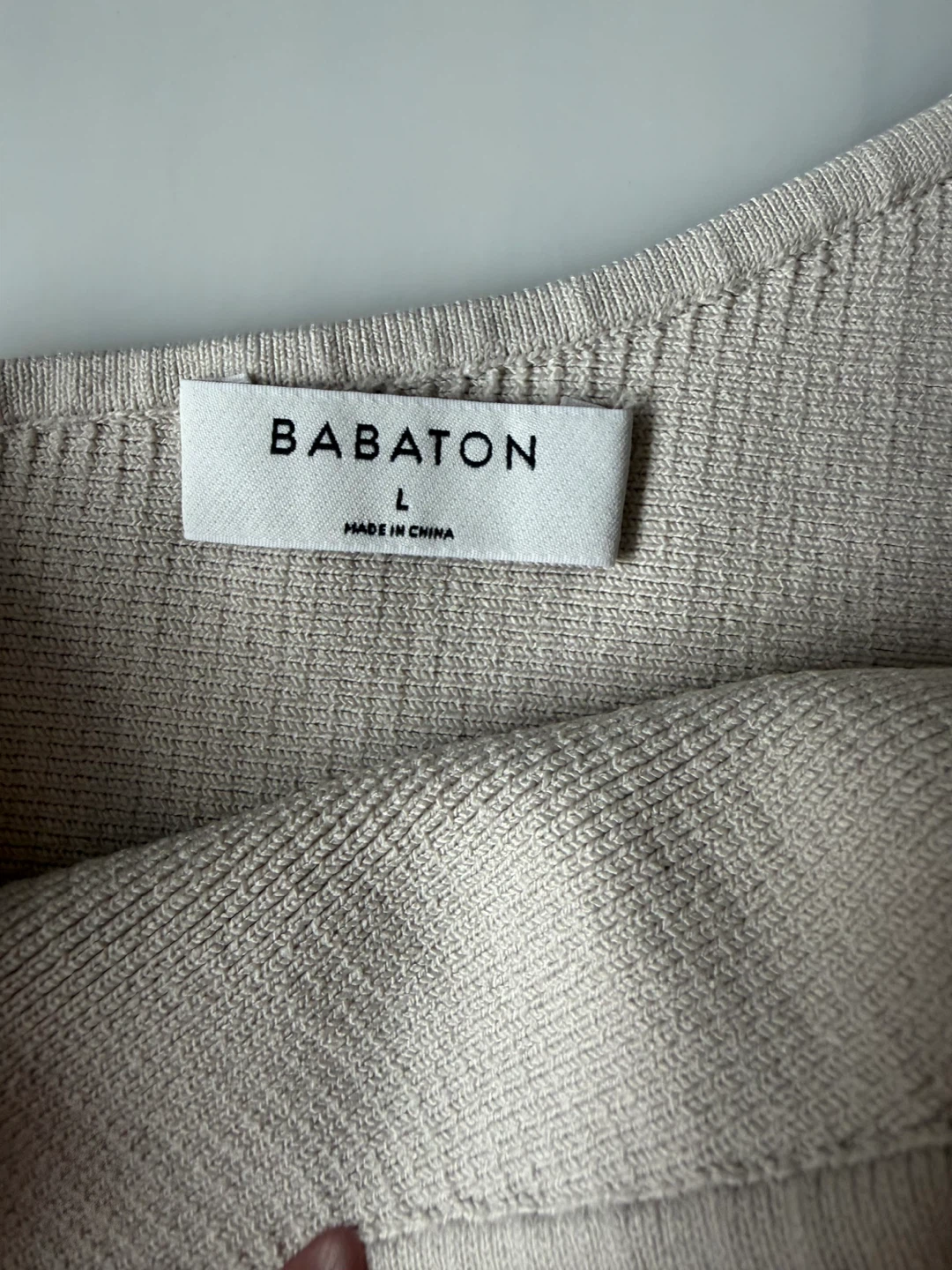 Babaton Ribbed One-Shoulder Tank Top Large - photo 3