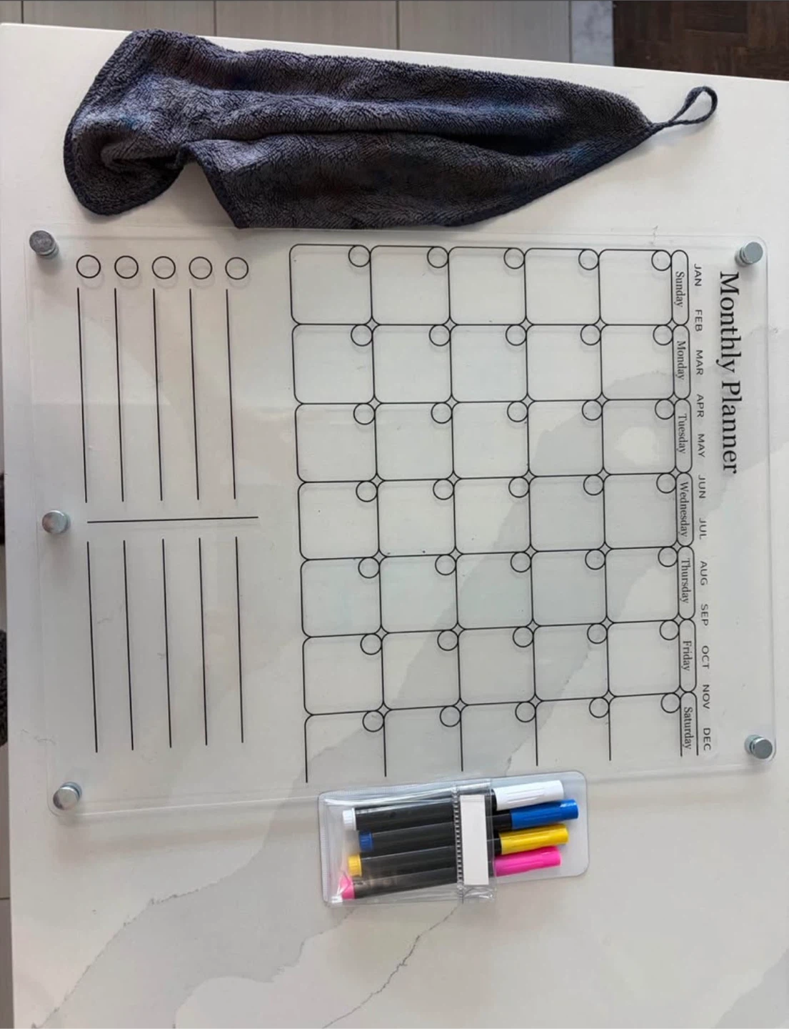 Acrylic Monthly Planner Board - photo 3