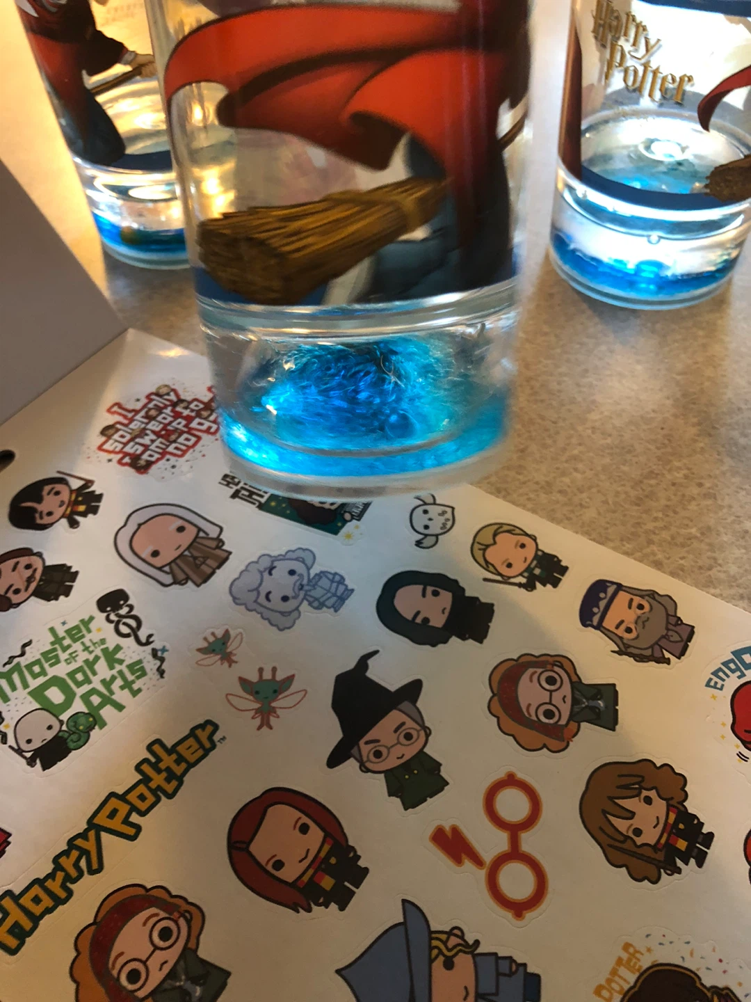 3 Harry Potter Glasses & NEW Sticker Collection - photo 3