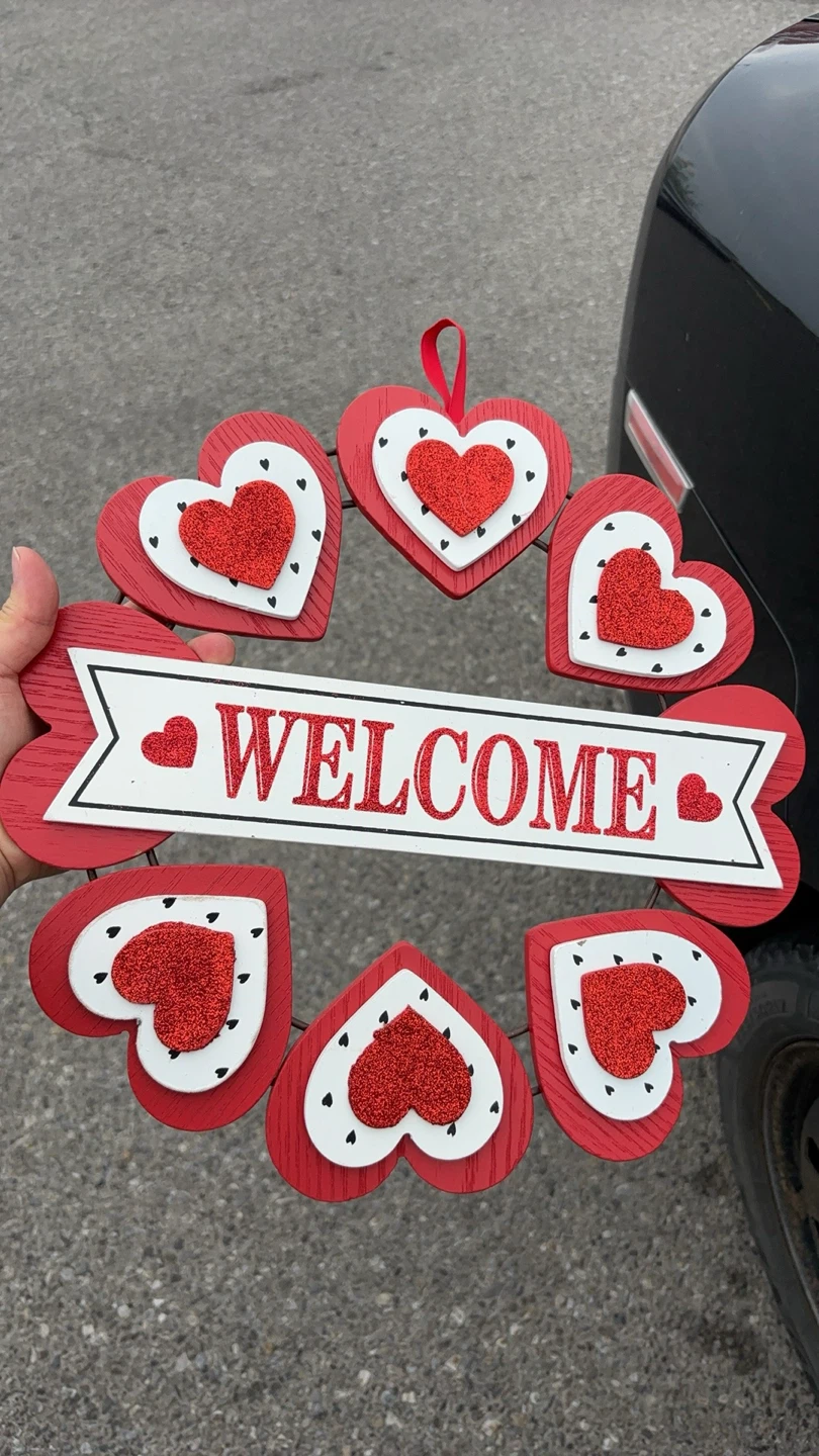 Welcome Heart Wreath