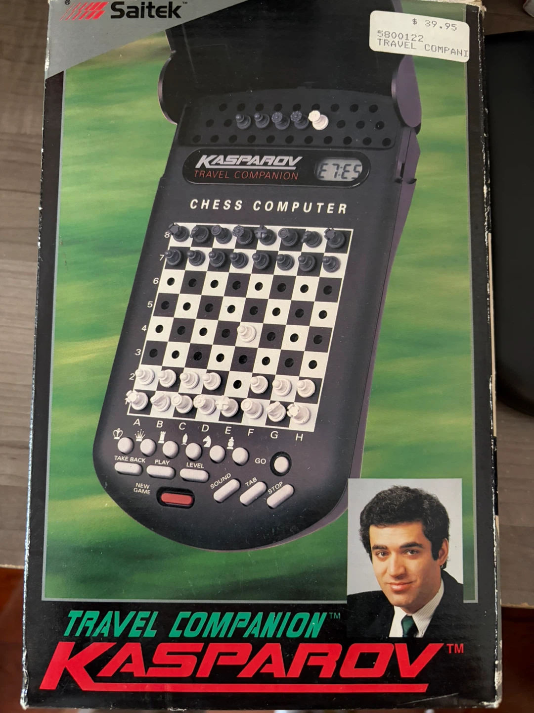 Vintage Saitek Kasparov Travel Companion Chess Computer