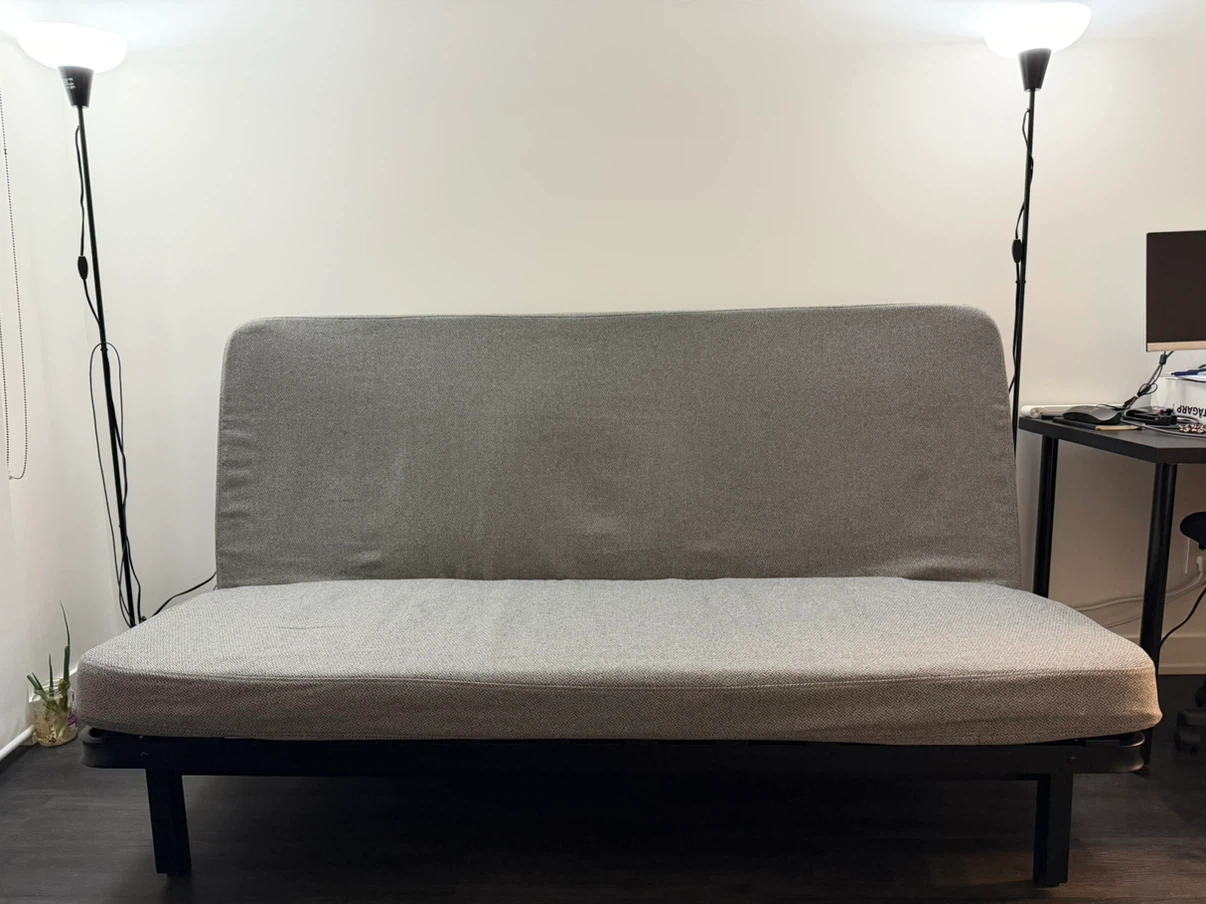 Sleeper sofa with cover