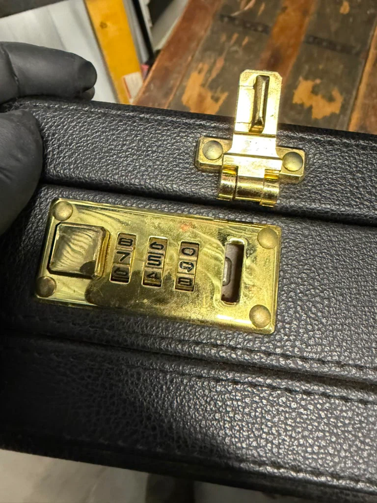 Black Hard Shell Briefcase with Combination Lock - photo 2