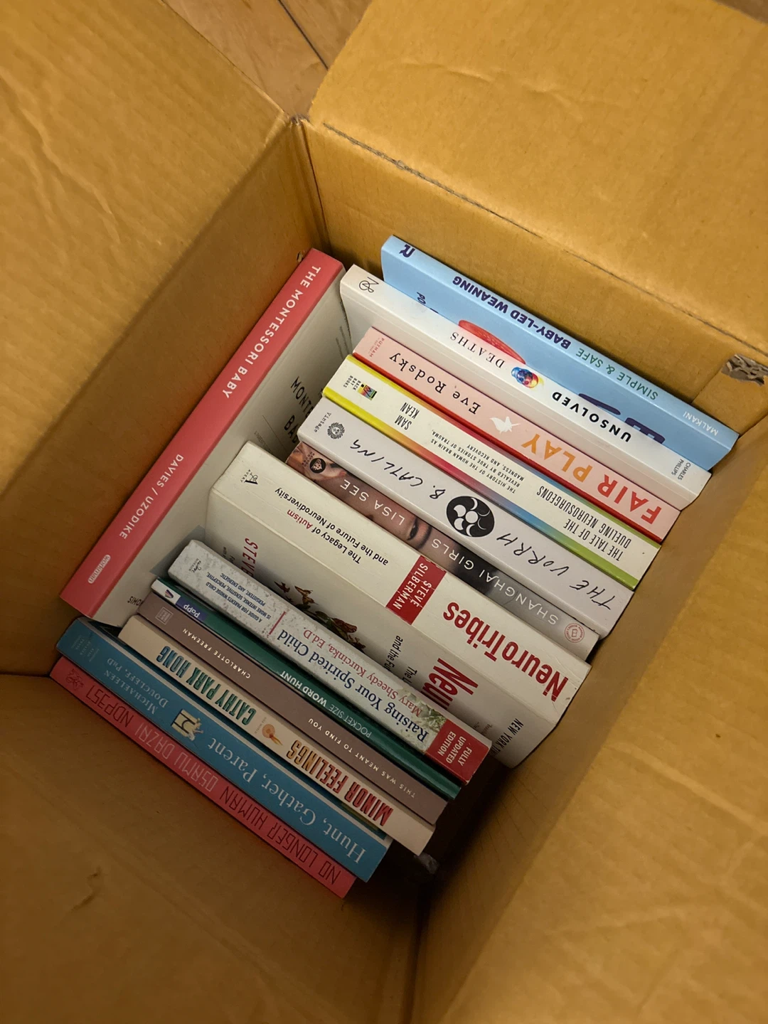Divorce sale: parenting/random books