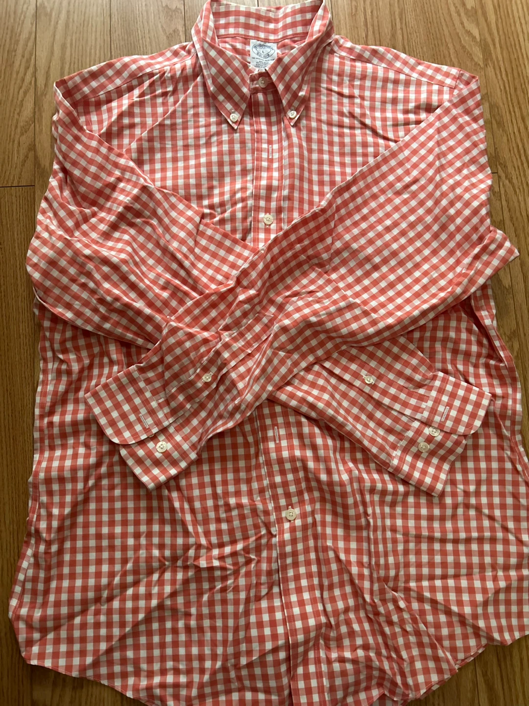 Brand New Brooks Brothers Gingham Shirt - Size Large - photo 3