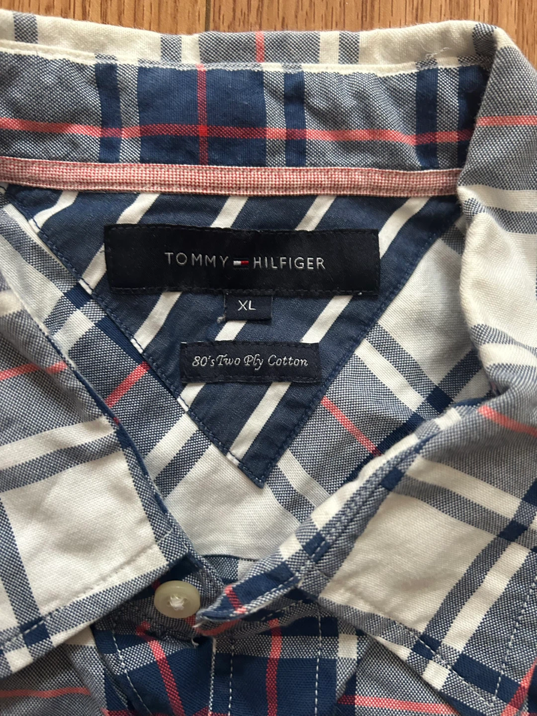 Tommy Hilfiger Plaid Button-Down Shirt Size XL - photo 2