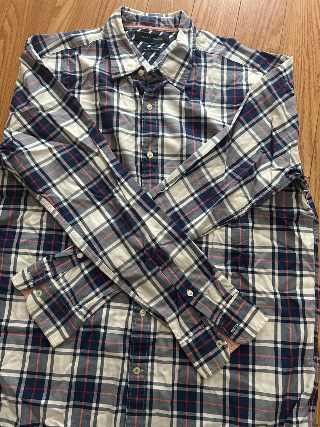 Tommy Hilfiger Plaid Button-Down Shirt Size XL - photo 4