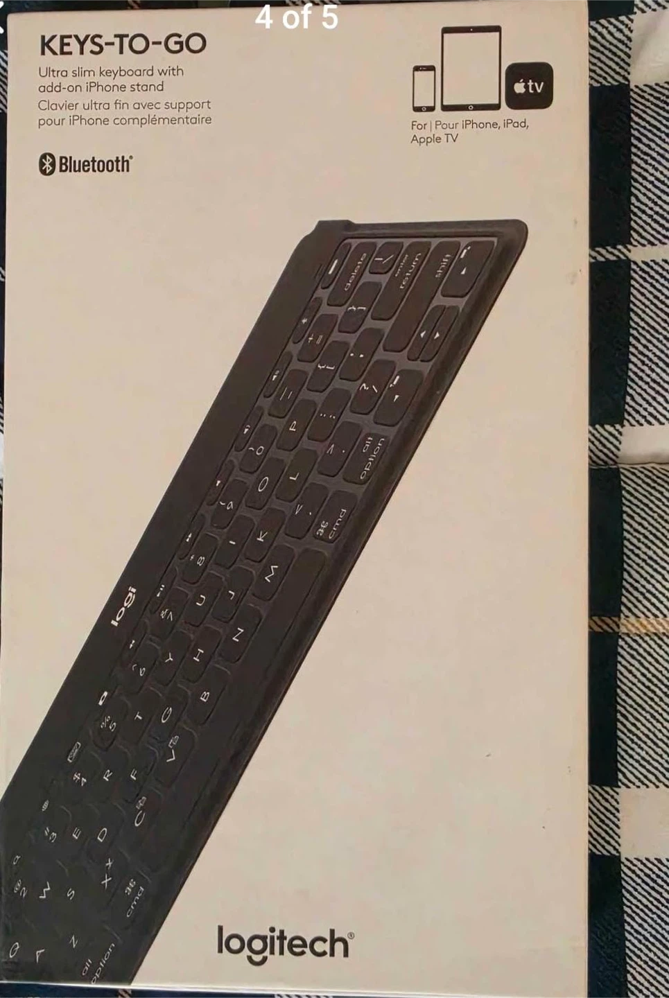 Logitech Keys-To-Go Ultra Slim Bluetooth Keyboard