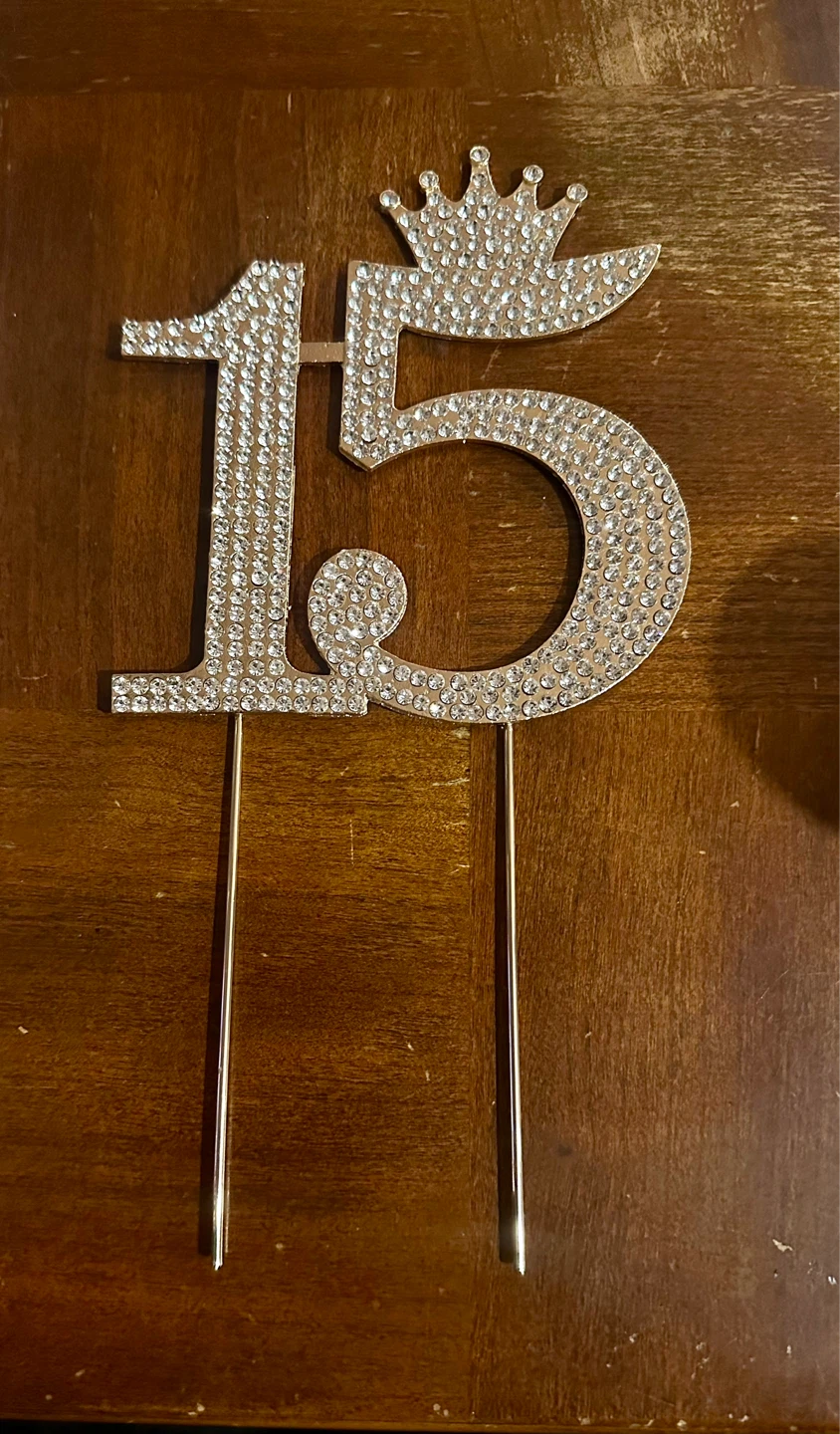 15th Birthday Number Cake Topper - photo 2