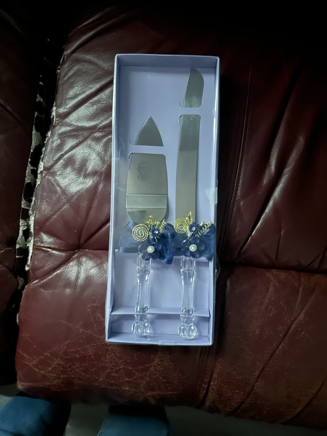 Wedding Cake Knife and Server Set