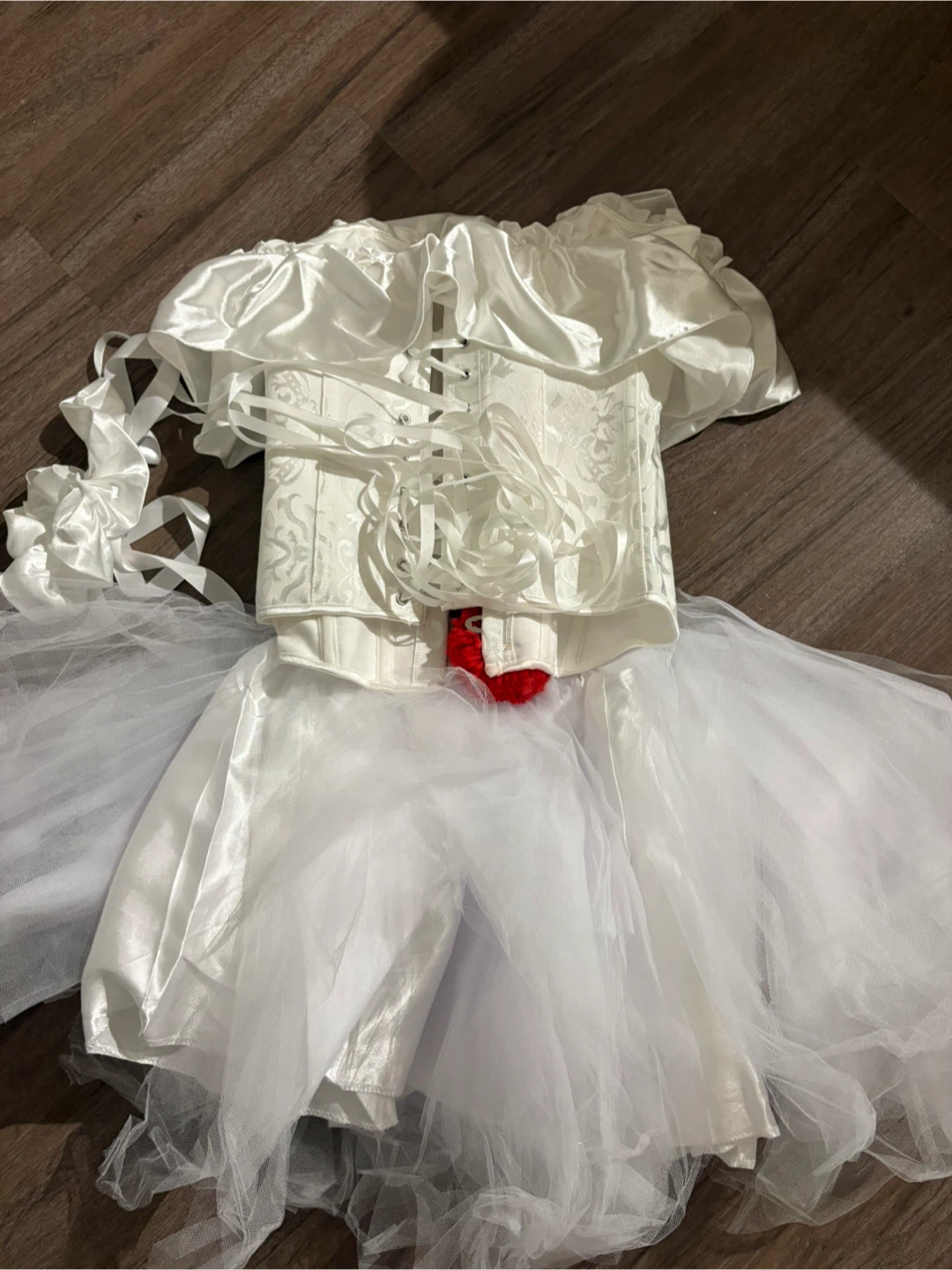 White Clown Corset Costume - photo 2