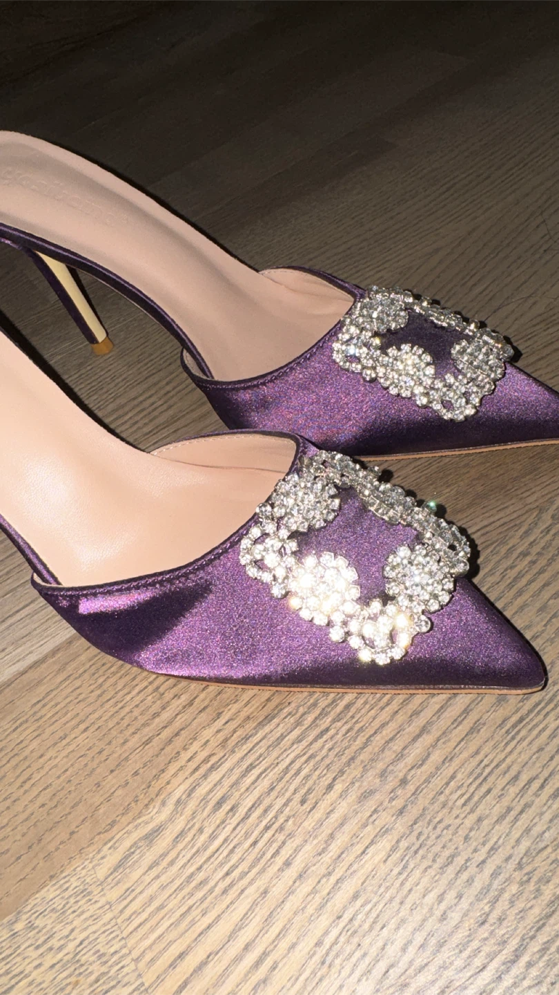 Silk Diamond Heels