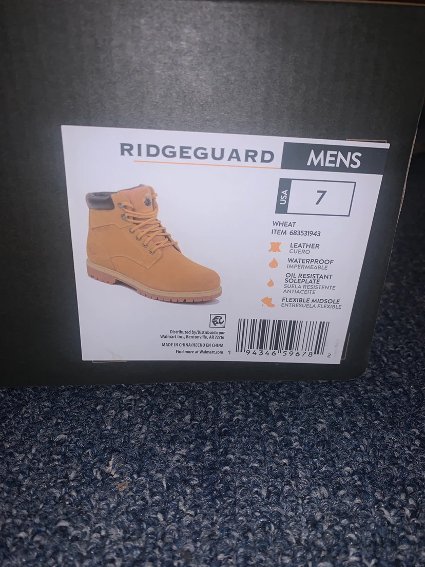 Brahma Ridgeguard Men's Work Boots - Wheat - Size 7 - photo 3