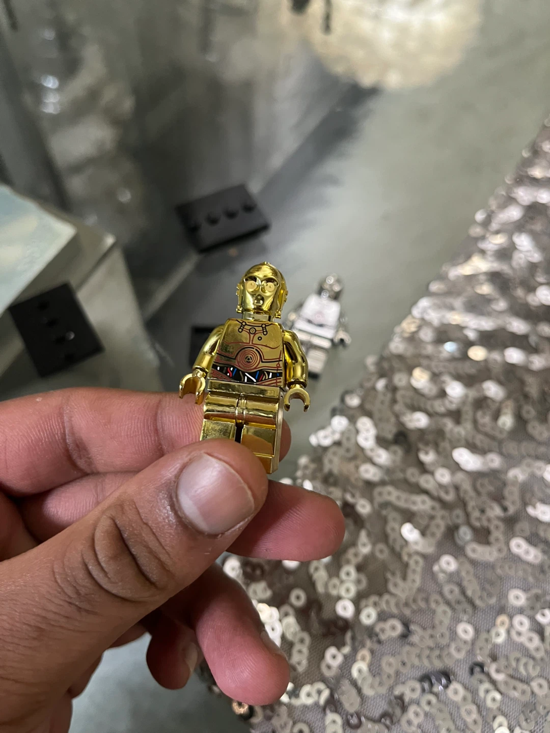 LEGO Star Wars gold chrome custom C-3PO Minifigure