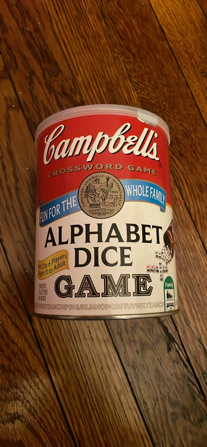 Campbell's Alphabet Dice Game