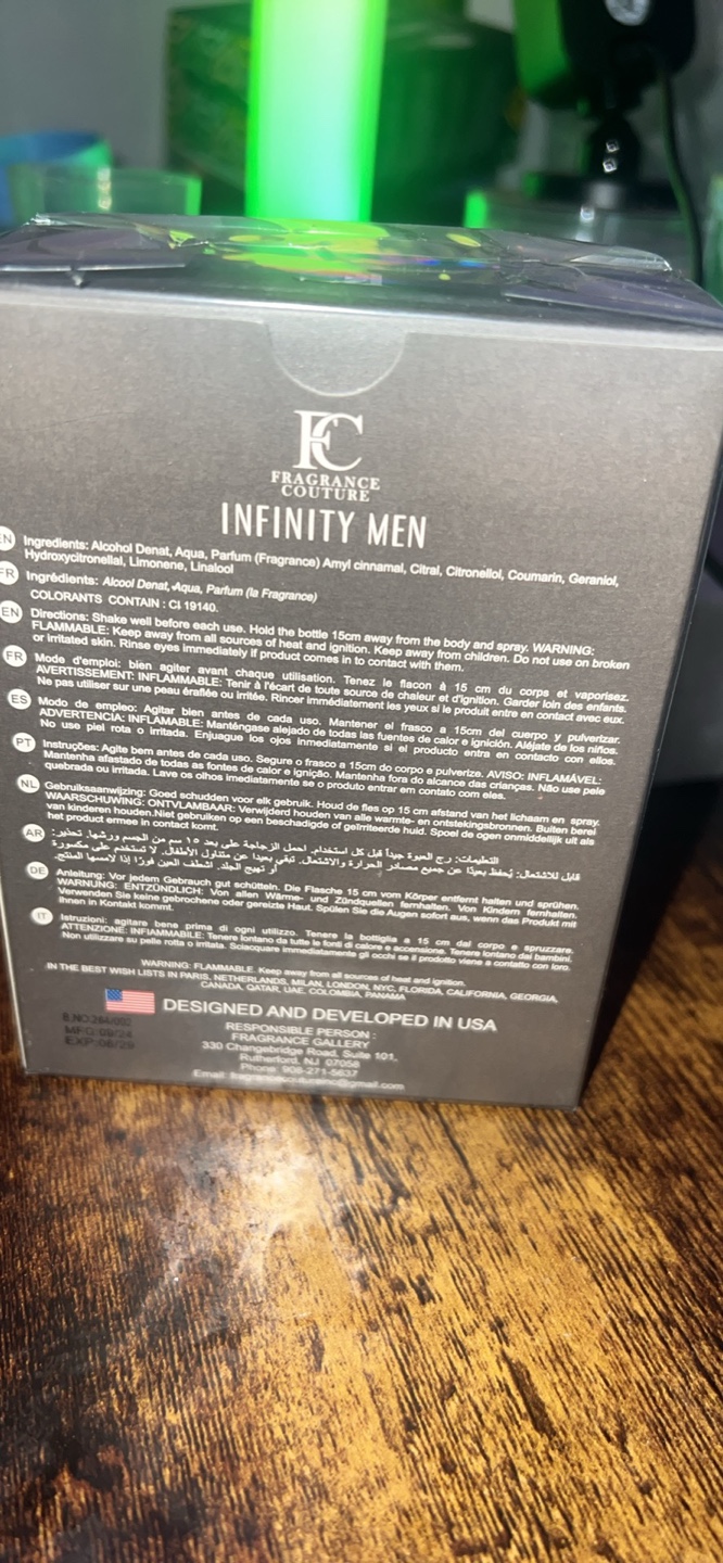 Infinity Men Eau de Parfum 100ml - photo 2