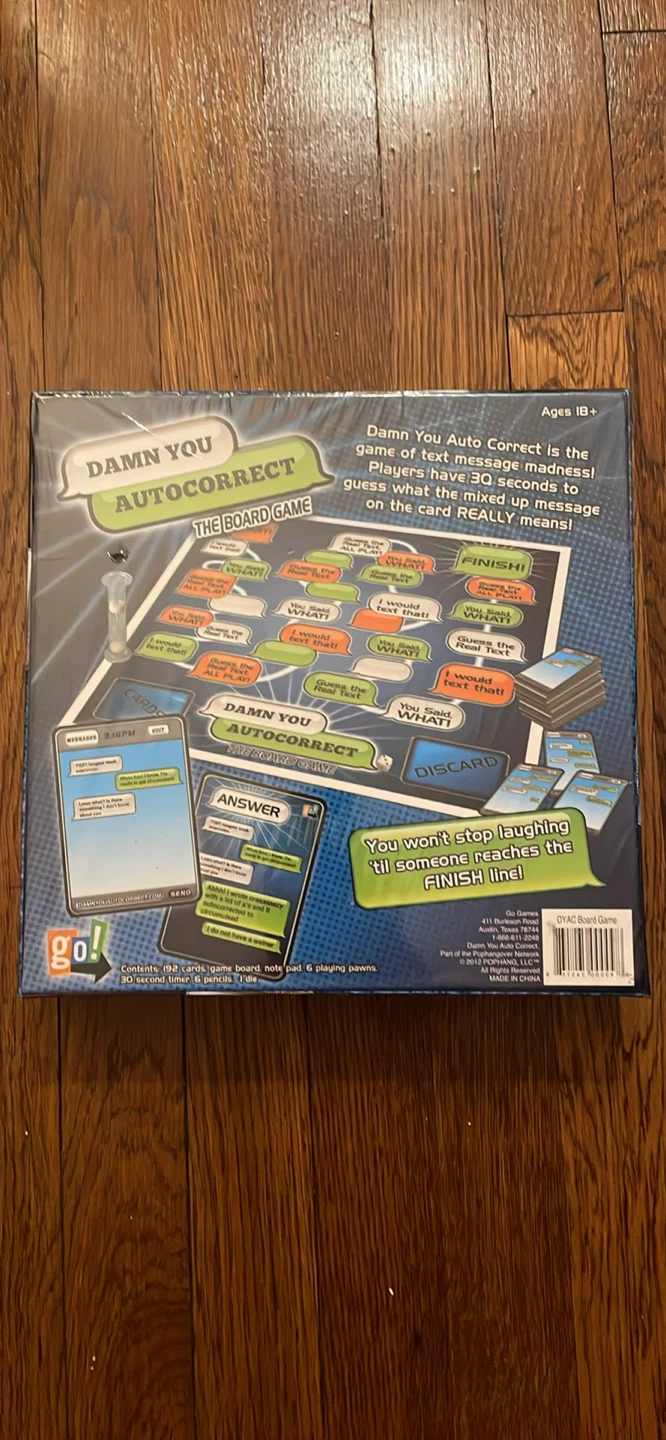 Damn You Auto Correct The Board Game - photo 2