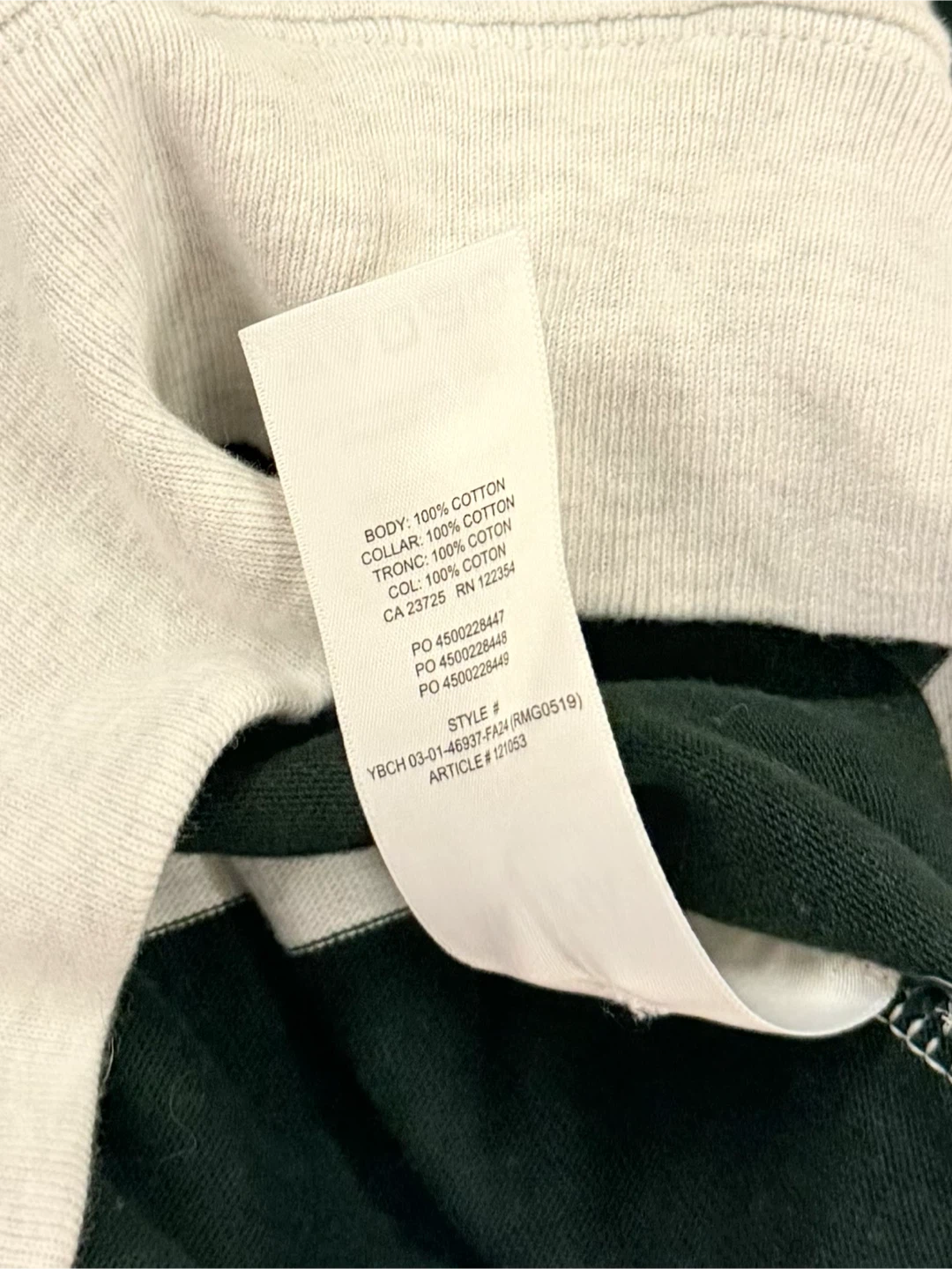 Aritzia Mighty Cotton™ ‘Lomu’ Polo - Trek Green/Heather Chrome - photo 4