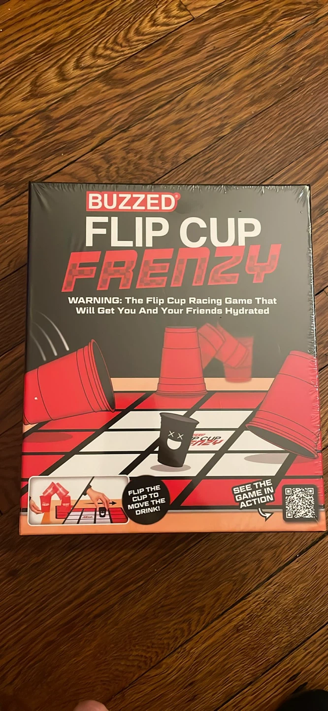 Buzzed Flip Cup Frenzy Party Game