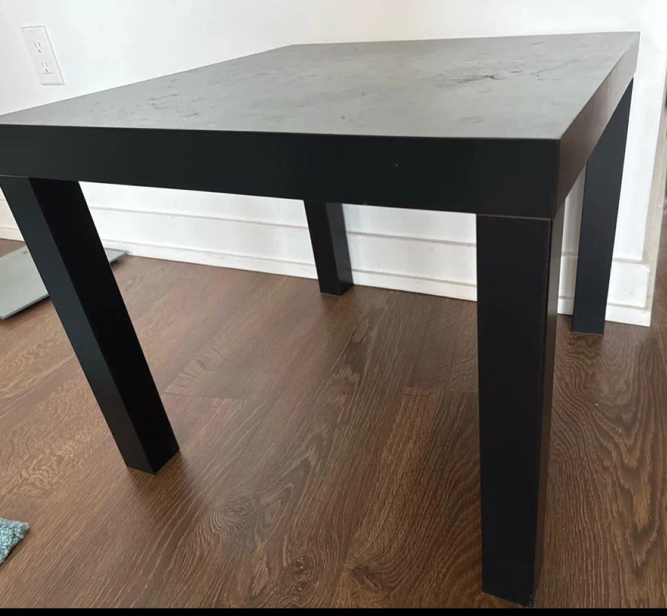 IKEA Dark Brown Lack Side Table