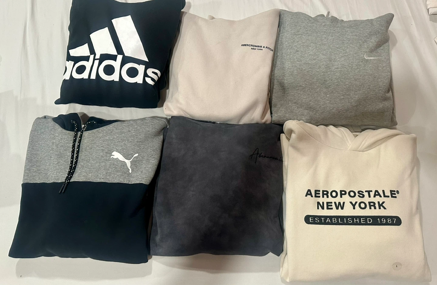 Lot of 6 Assorted Hoodies