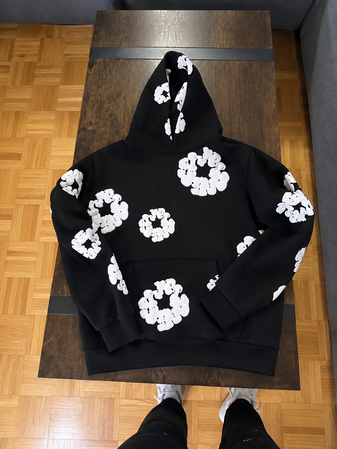 Denim Tears Black Hoodie - photo 4