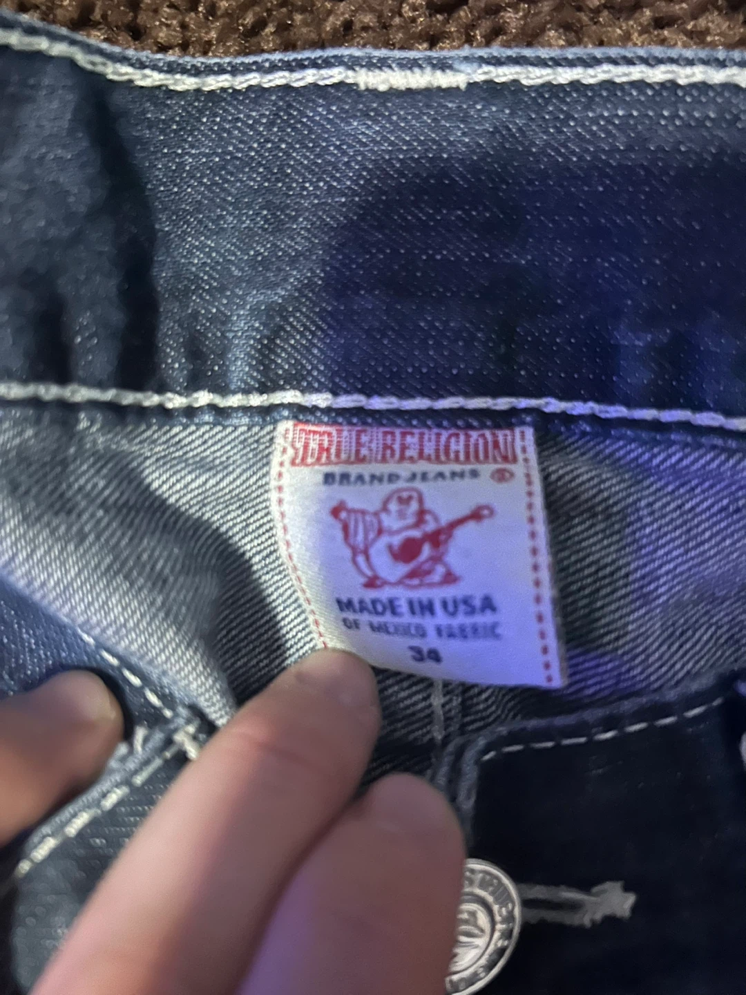 True Religion Straight Jeans Size 34 - photo 2