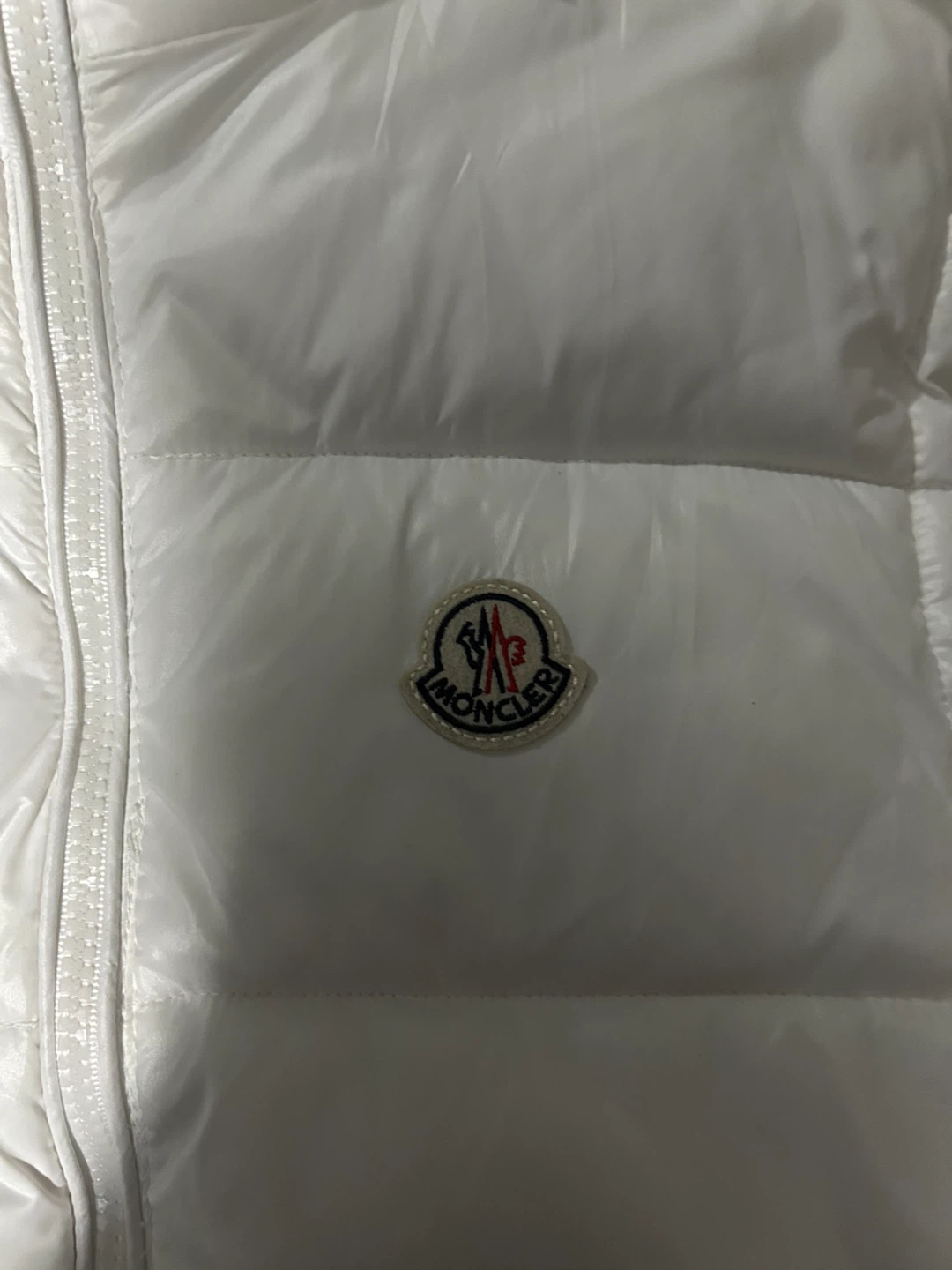 Moncler White Down Vest - photo 2