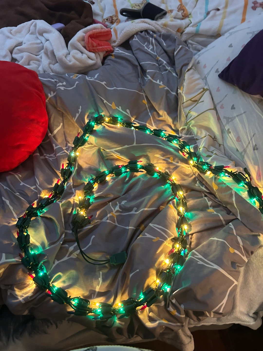 Multicoloured LED Christmas String Lights