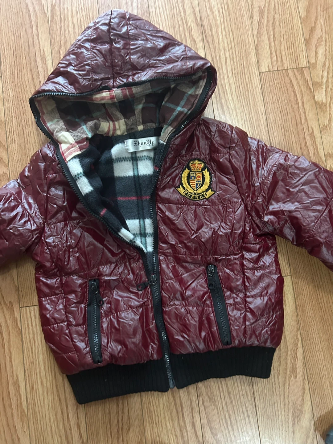 Toddler Hooded Puffer Jacket Size 3-4 - photo 2